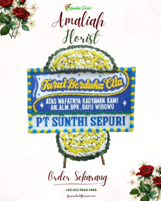Papan Bunga Duka di Parakan Wetan